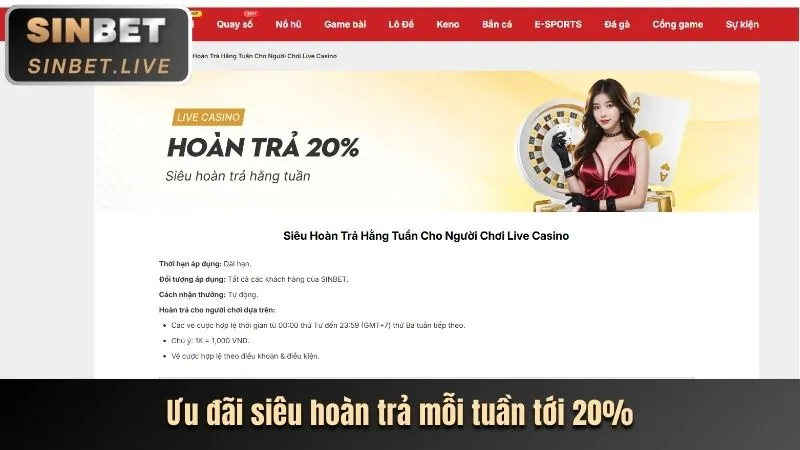 Ưu đãi đặc biệt cho từng trò chơi tại vn999 chính thức